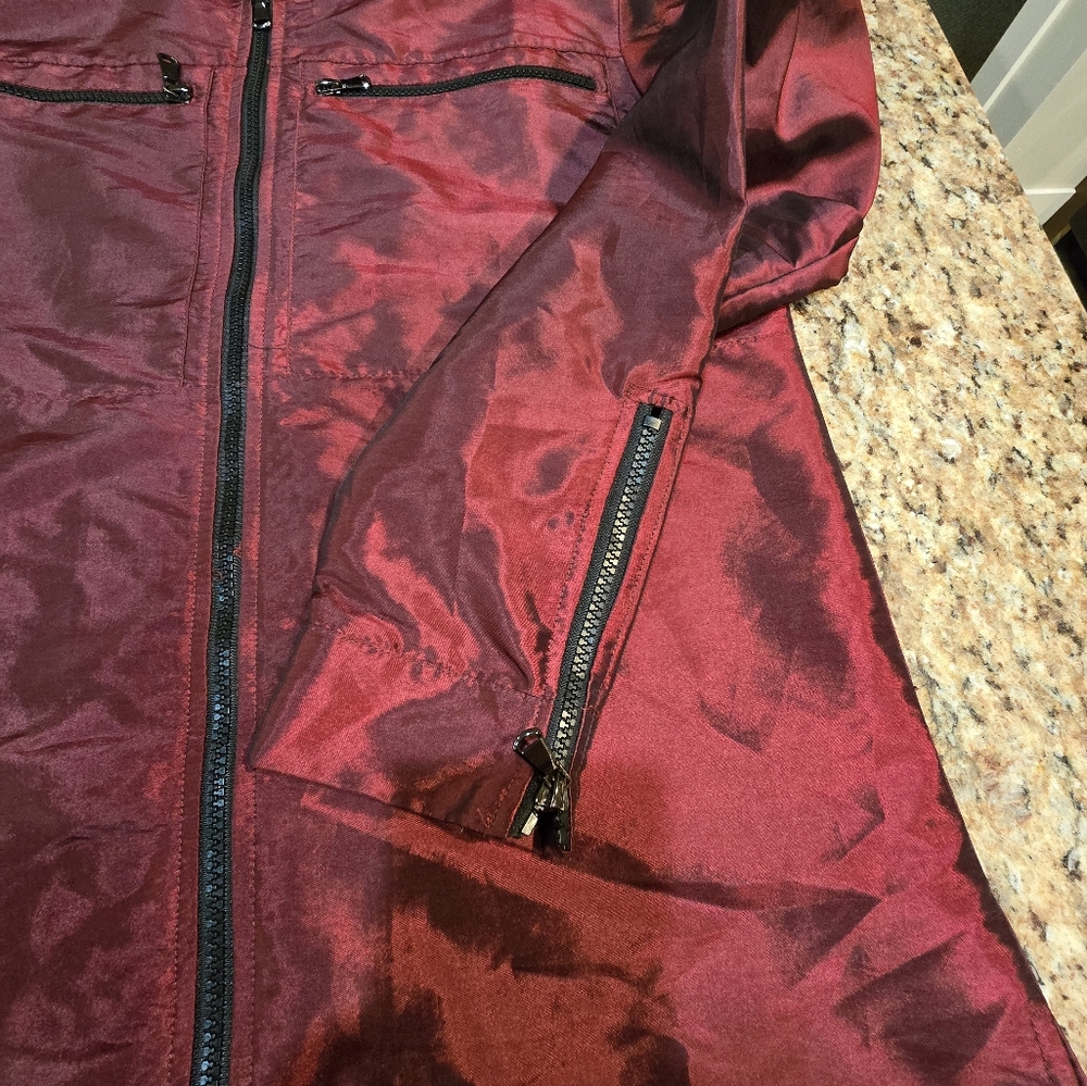 The Ragged Priest Metallic Red Collared Shirt - Picture 5 of 10